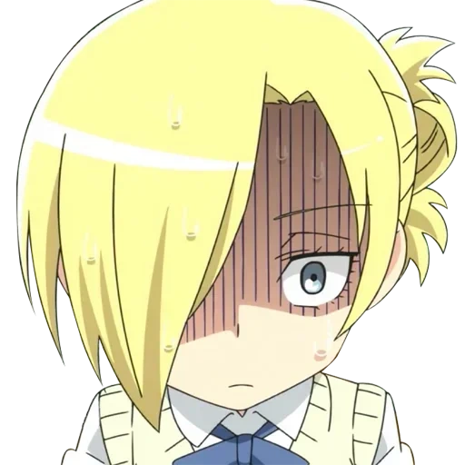 ataque dos titãs, echizen tanaka, annie leonhart chibi, ataque de anime a titan, invasão do ensino médio