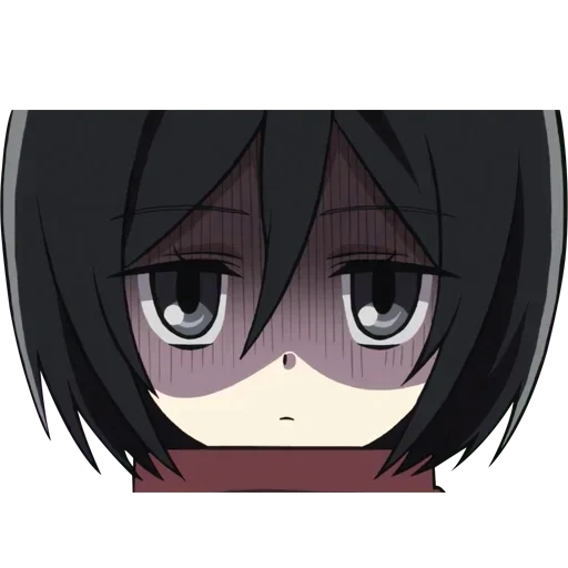 mikasa, mikasa chibi, anime characters, misaki may anime, chibi mikasa akkerman screenshots