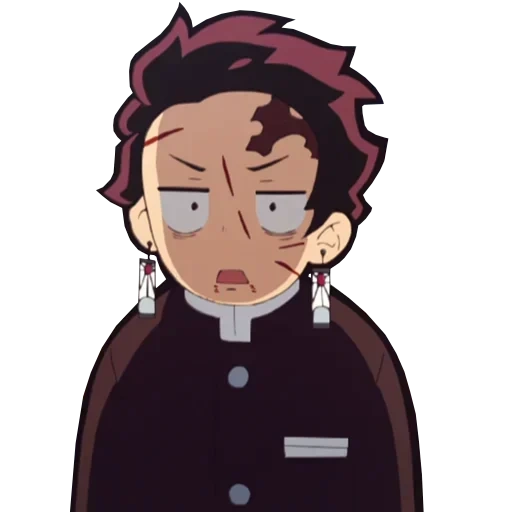 anime characters, anime characters, kimetsu no yaiba, tanjiro kamado face