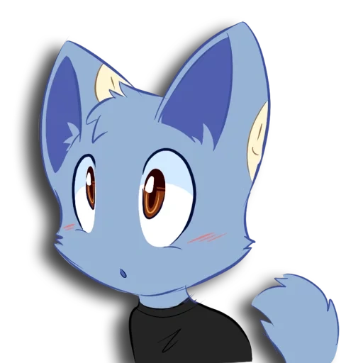 anime, blue cat logo, happy fairy tale, whiskers cat bendi, cat happy fairy tail