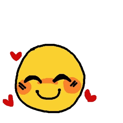 senyum, picchi smiley, emoticon yang cantik, meme smiley itu lucu, emotikon picci yang indah