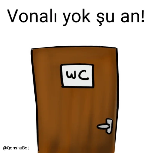 motivo, porta, porta do vaso sanitário, piada engraçada, ilustração da porta