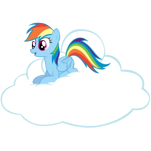 rainbow dash, rainbow dash, arc-en-ciel, pony rainbow dash, rainbow dash cloud