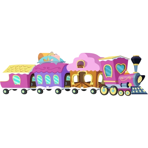 brinquedo de trem, trem de fundo de pônei, cartoon de trem, trem de amizade mlp, trem meu pônei