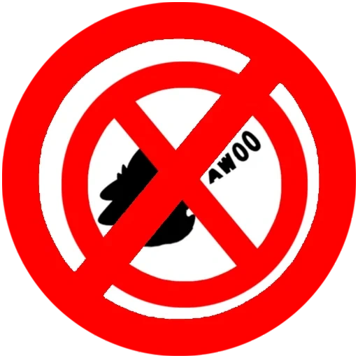 sign, prohibit, people, prohibit, to prohibit