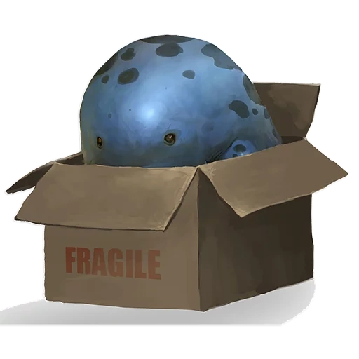 round helmet, box globe, box without a background, cardboard box, box globe cardboard