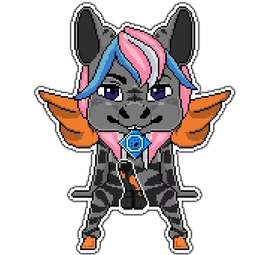 anime, i personaggi, rocket raccoon, unicorno unicorno, un personaggio immaginario