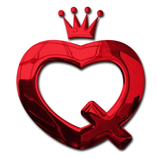 corazón, chica, icono 3d en forma de corazón, corazón rojo, día de san valentín
