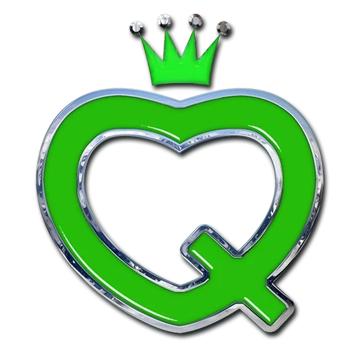 das emblem, das apfel-symbol, ikone der liebe, the green heart, rekonstruierte symbole