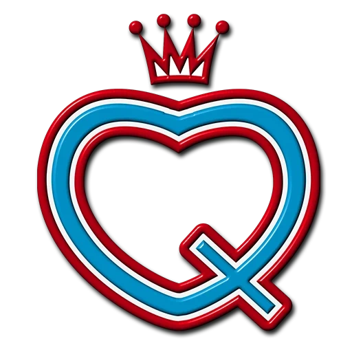 heart, frame center, heart symbol, crown of heart, heart-shaped red