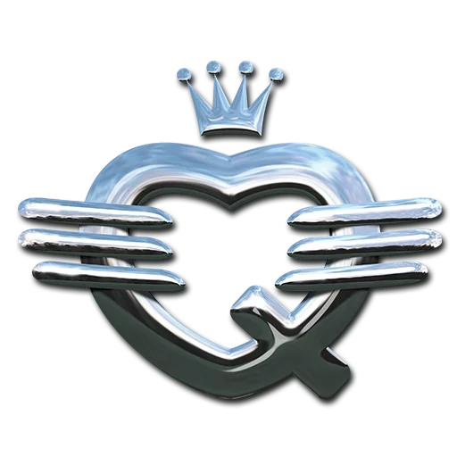 insigne, insigne, icône en forme de cœur, logo monogram, logo de voiture morris
