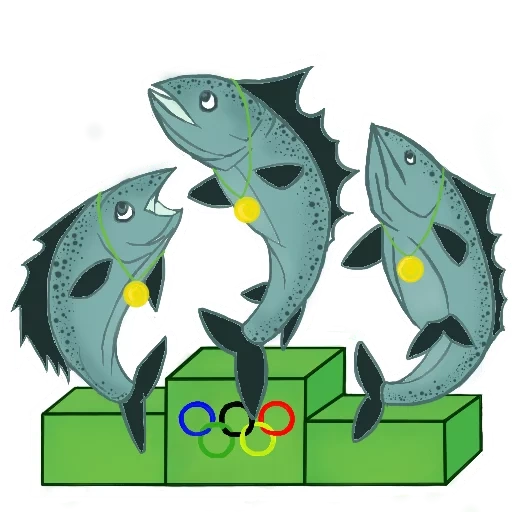 fish, fish, salmon fish, fish emblem, fish binary vector