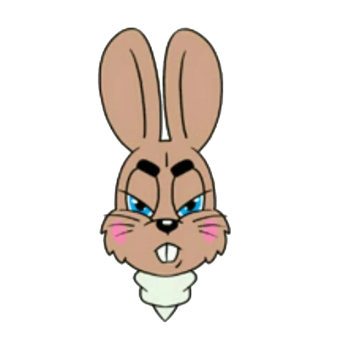hare, hare character, masked baby rabbit, masked rabbit all right wait, rabbit mask and so on