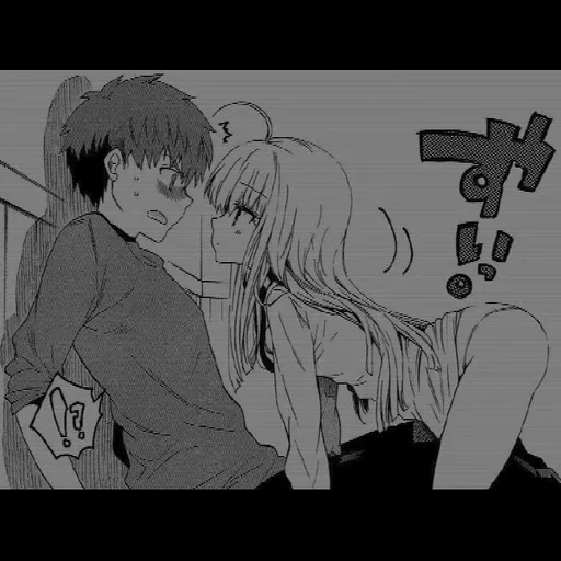 manga of a couple, anime couples, anime manga, paired anime