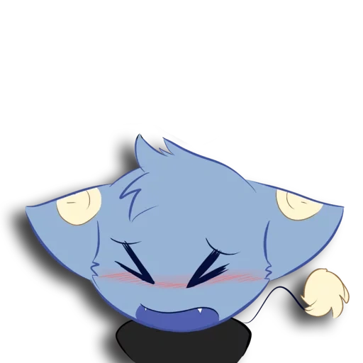 аниме, покемон dewott, хэппи фейри тейл, servamp куро кот, персонаж голубой кот