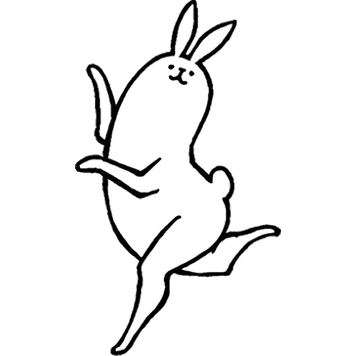 rabbit, кролик, кролик рисунок, rabbit with the beautiful legs