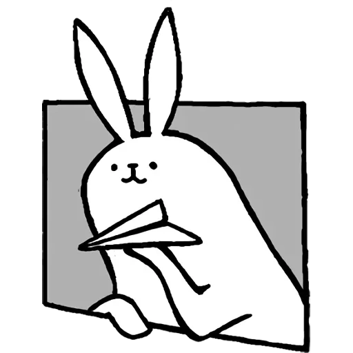 заяц, кролик, кролик заяц, заяц графика, кролик рисунок
