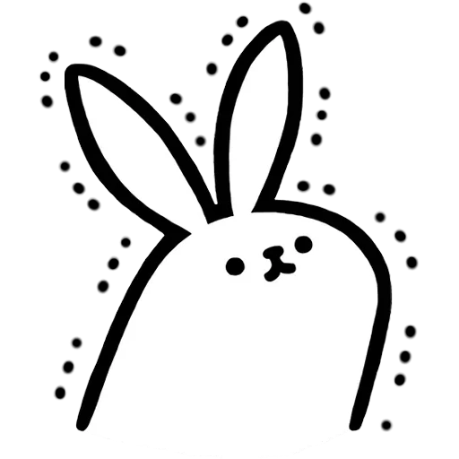 кролик, кролик эскиз, кролик набросок, рисунки срисовки кролик