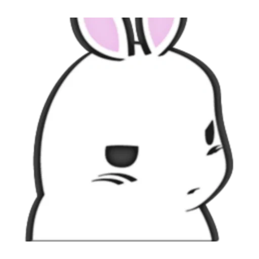 зайка, кролик, темнота, кролик миндаль, японский заяц tuzki