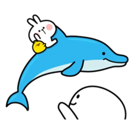 delfín, delfín de niños, lindos delfines, el delfín es pequeño, delfines para colorear