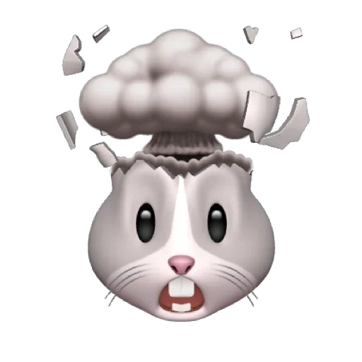 rabbit, animoji, momedikorovka, animoggi unicorn, expression rabbit face