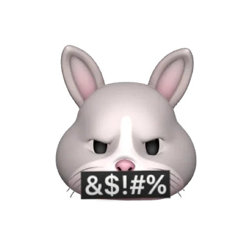 emoji hase, emoji kaninchen, emoji bunny, animoji unicorn, mister rabbit pink