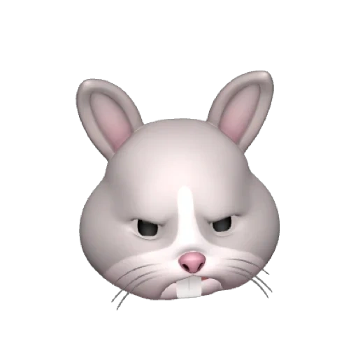 animoji, emoji zaitz, emoji hare, emoji rabbit, mister rabbit pink