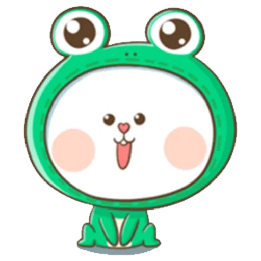 liebe kröten, süße zeichnungen, die tiere sind süß, kawaii frog eva, netter bunny emoji