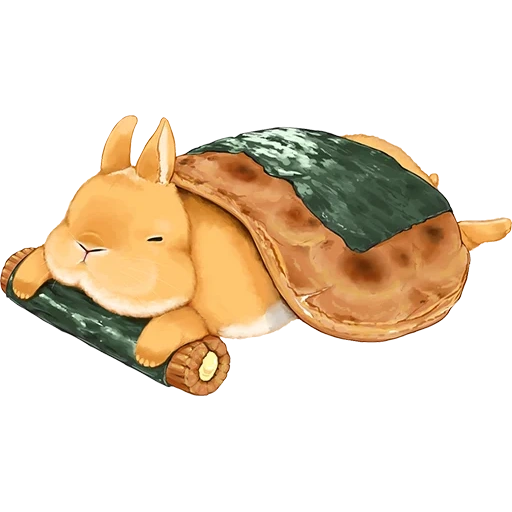 игрушка, арт кролик жёлтые, bunny buns bakery art, японский мешок кролик, животные рисунки милые