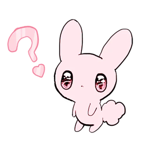 coelho, coelho rosa, o coelho é rosa, coelho rosa, chibi kawai jenny rabbits