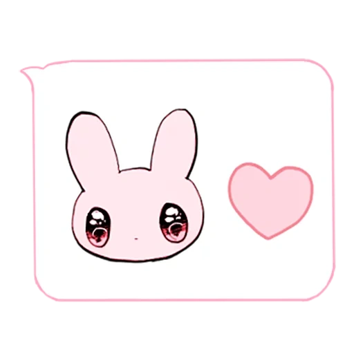 bunny, rabbit, bunnies, pink bunny, chibi kawai jenny rabbits