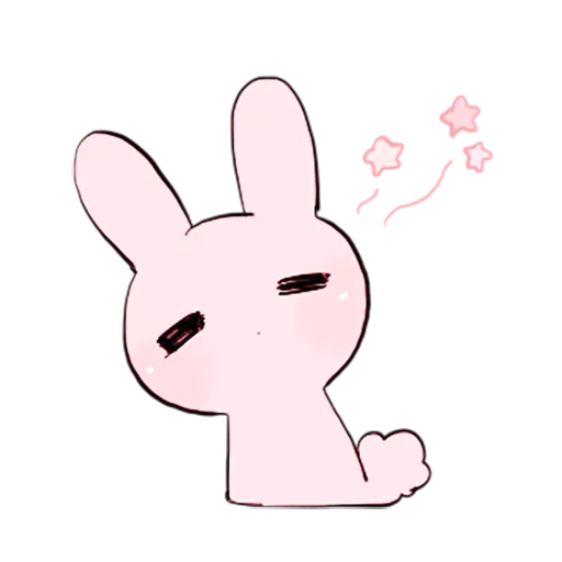 lapin, image, visage de lièvre, peau de lapin kavai, chibi kawai jenny rabbits