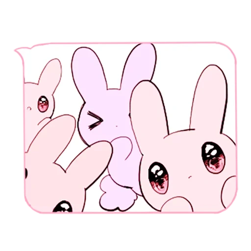 lapin, lapin, lapin rose, vengeurs de tokyo, chibi kawai jenny rabbits