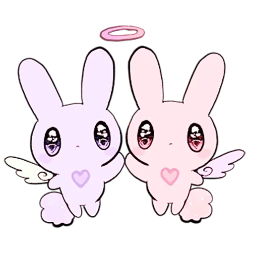 bunny, pink bunny, pink bunny, ram rabbit kawai fox, chibi kawai jenny rabbits
