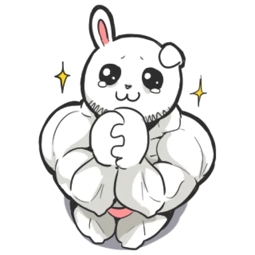 muscle rabbit, inflatable rabbit, muscle rabbit, the muscle rabbit 2, legend of ethereal rabbit muscle