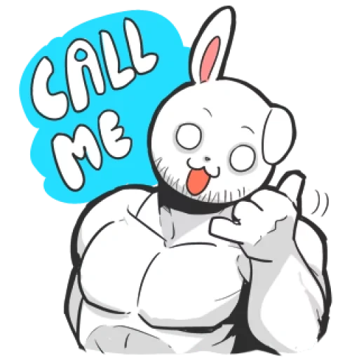 anime, kelinci otot, kelinci tiup, the muscle rabbit 2, legenda otot kelinci halus