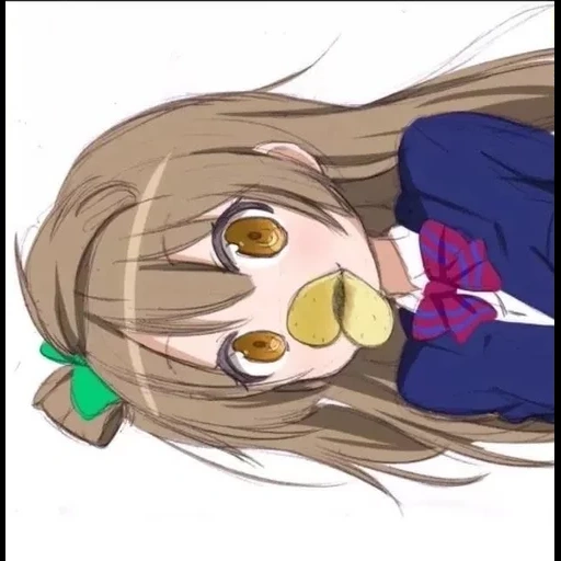 kreativitas anime, kotori minami, anime girl, anime girl, karakter anime