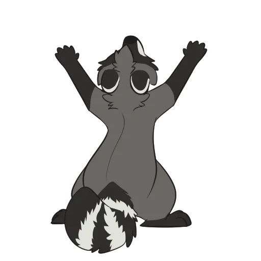 procione, un procione danzante, procione animato, raccoon dance vector, cartoon raccoon
