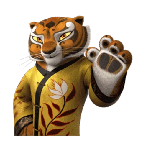 kung fu harimau betina, kung fu panda harimau betina, harimau betina kung fu panda, macan betina tua kung fu panda 3, kung fu panda harimau betina terompet