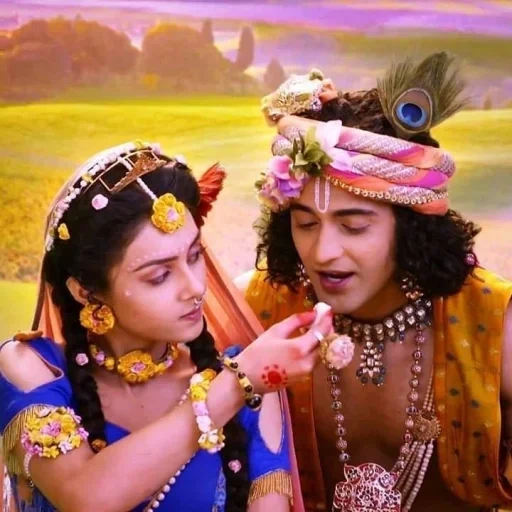 p v acharya, película rada krishna, mahabharata, rada krishna india series, radha krishn serie de actores krishna