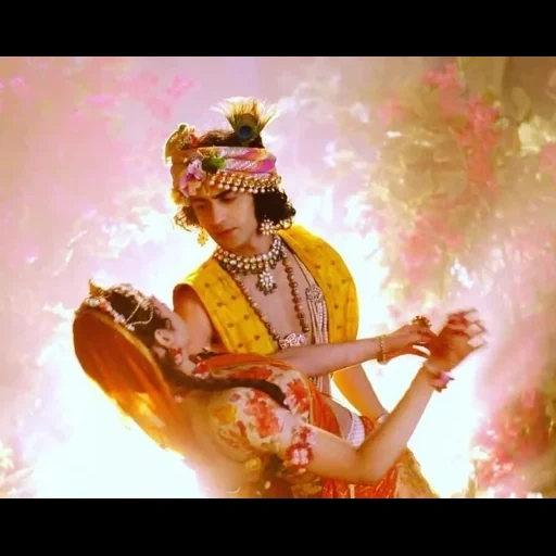 p v acharya, série radha krishna, mantra de maha saraswati, société internationale pour la conscience de krishna