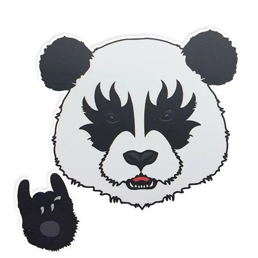 панда, панда лого, панда панда, панда голова, медведь панда