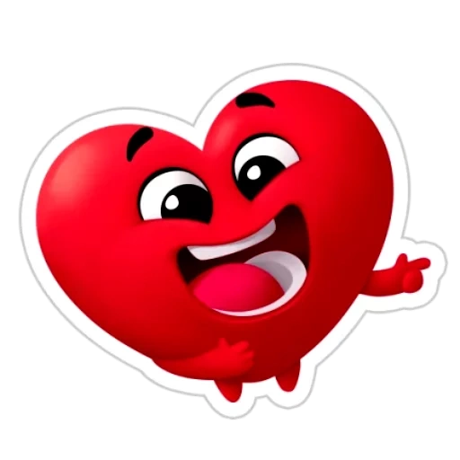 das herz, das herz, herzförmiges smiley, the heart of the eyes, happy heart