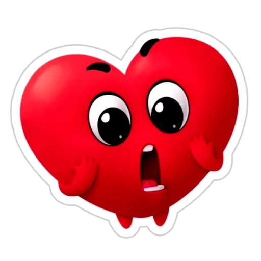 heart, heart, smileik's heart, stickers heart, a joyful heart