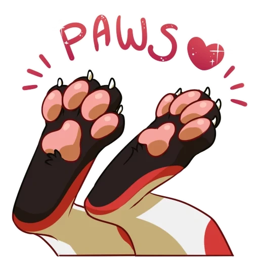 paw, animation, frie's paw, frie paws, frie's foot