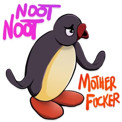 prolongada, pingüino, pingüino de pájaros, pingüino skvorets, pingu noot noot memes