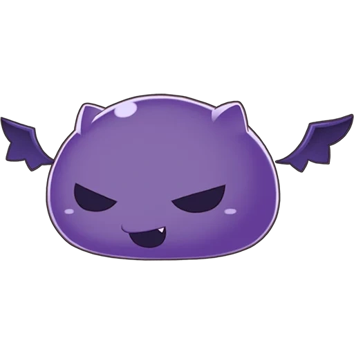 pack, emoji demon, deviling ragnarok, the icon of the demon emoji, emoji is a violet demon