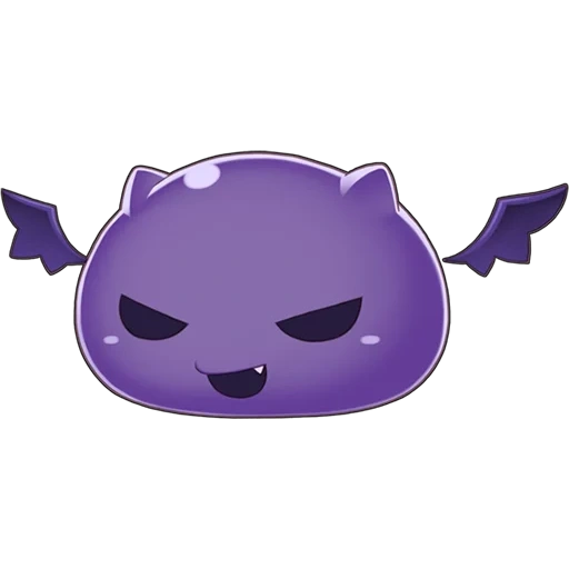 pacchetto, emoji demon, deviling ragnarok, l'icona dell'emoji demone, emoji è un demone viola