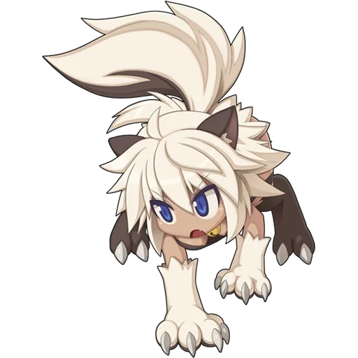 ragnarok, anime fantasy, anime characters, eleanor ragnarok, lycanroc midnight