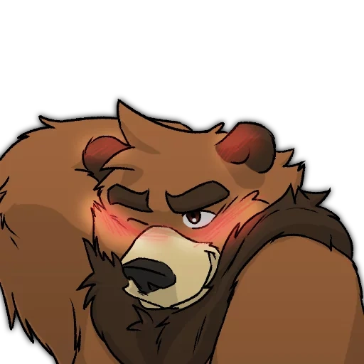 l'orso, orso grizzly, cartone animato dell'orso, grizzlies evil